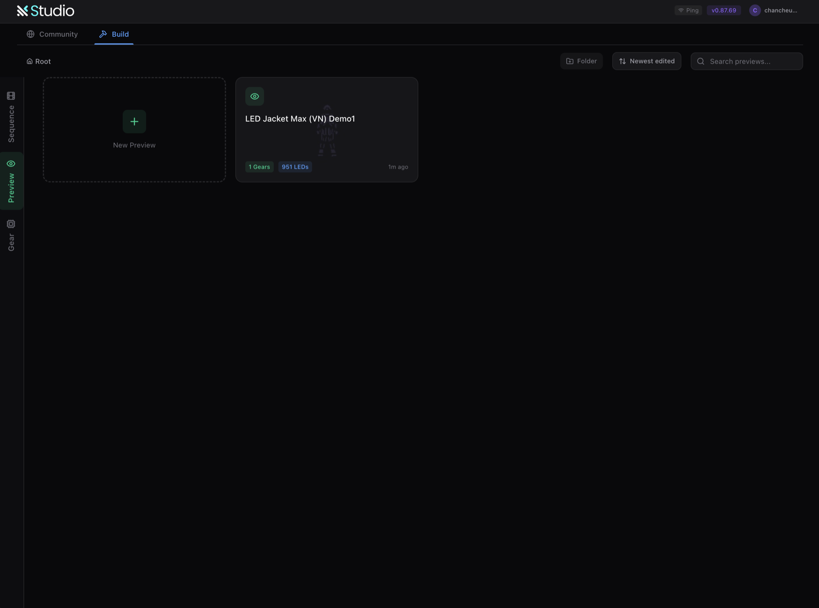 Create a new Preview stage in LDP Studio